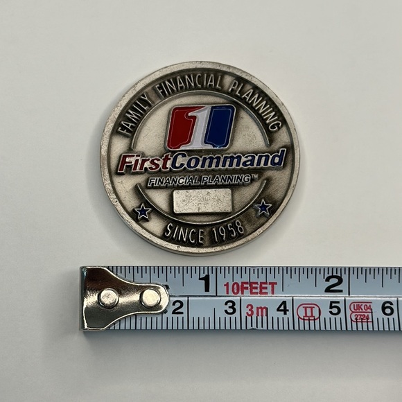 Air Force Chief Master Sargent Challenge Coin First Command Financial Planning - Picture 2 of 2